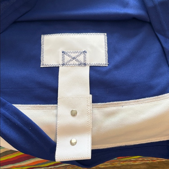 NHL Tampa Bay Lightning Blue and White Adidas jersey with fighter strap size 52 - Picture 10 of 16